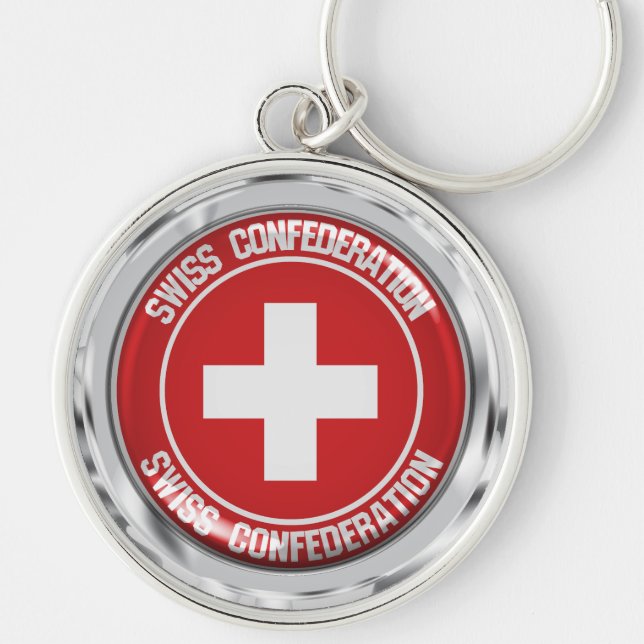 Chaveiro Emblem suiça redonda (Frente)
