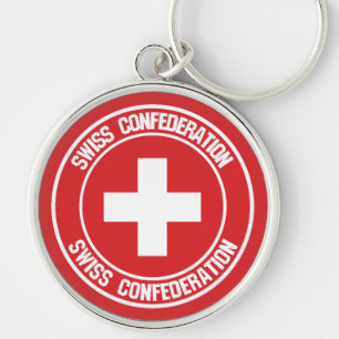 Chaveiro Emblem suiça redonda