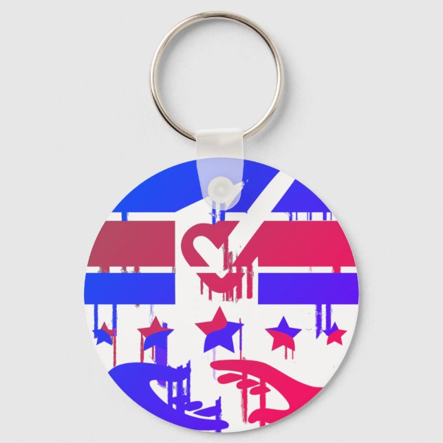 Chaveiro Emblema Criativo de Empoderamento e Representação (Frente)