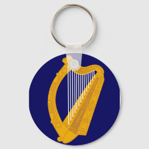 Chaveiro emblema da Irlanda Harp