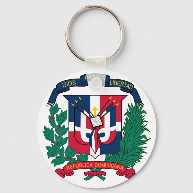 Chaveiro emblema da república dominicana (Frente)