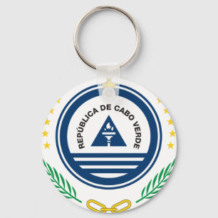 Chaveiro Emblema de Cabo Verde Brasão de Cabo Verde
