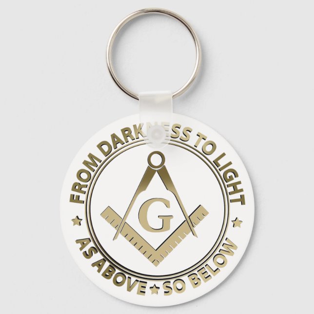 Chaveiro Emblema de Freemasonry (Frente)