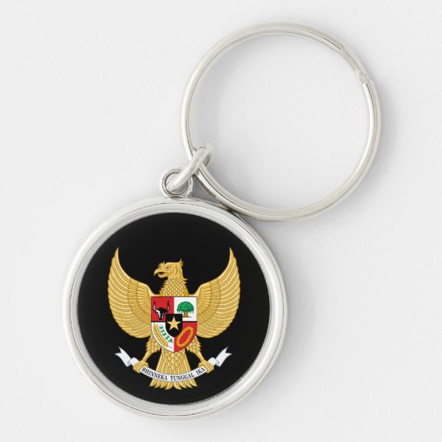 Chaveiro emblema de Indonésia (Frente)
