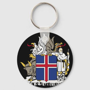Chaveiro emblema de Islândia