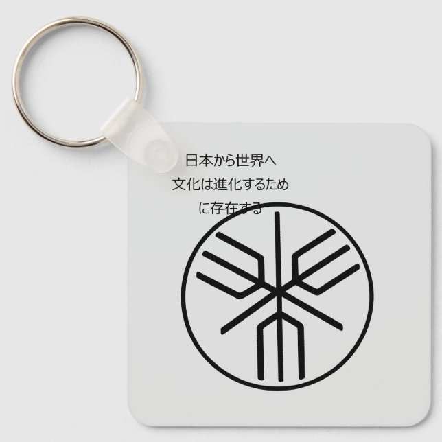 Chaveiro Emblema do Arquipélago Japonês Histórico (Frente)