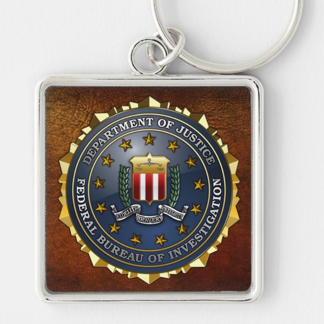 Chaveiro Emblema do FBI (Frente)