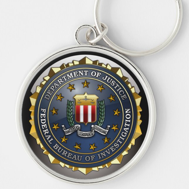 Chaveiro Emblema do FBI (Frente)