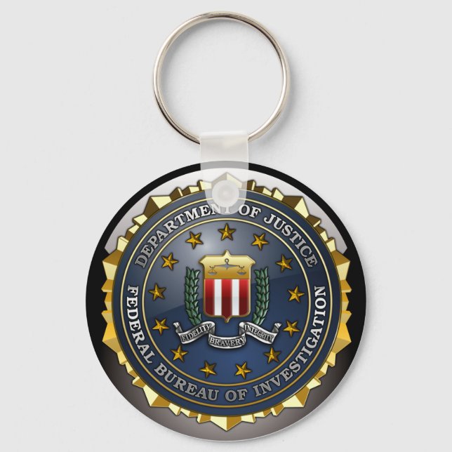 Chaveiro Emblema do FBI (Frente)