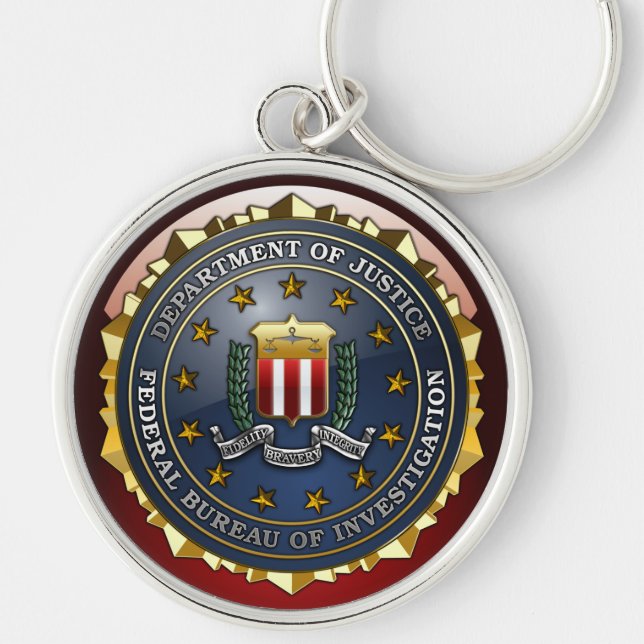 Chaveiro Emblema do FBI (Frente)