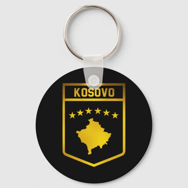 Chaveiro Emblema do Kosovo (Frente)