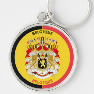 Chaveiro Emblema do Patrimônio da Bélgica (Belgique)