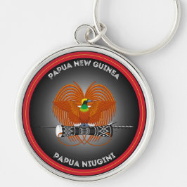 Chaveiro Emblema do Patrimônio da Papua-Nova Guiné