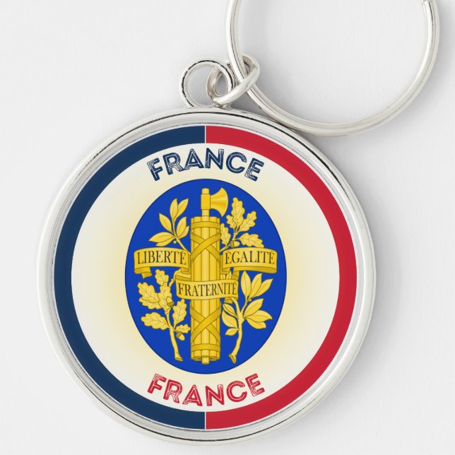Chaveiro Emblema do Patrimônio Francês (Frente)