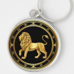 Chaveiro Emblema do Zodíaco Leão