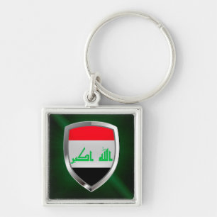 Chaveiro Emblema Metálico do Iraque