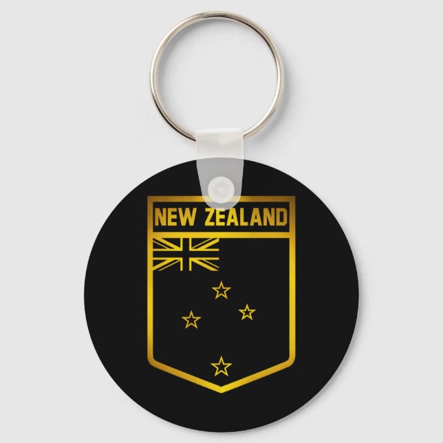 Chaveiro Emblema Nova Zelândia (Frente)