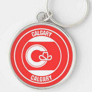 Chaveiro Emblema Redondo Calgary Columbia