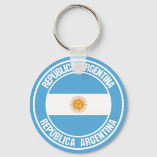 Chaveiro Emblema redondo da Argentina