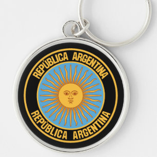 Chaveiro Emblema redondo da Argentina