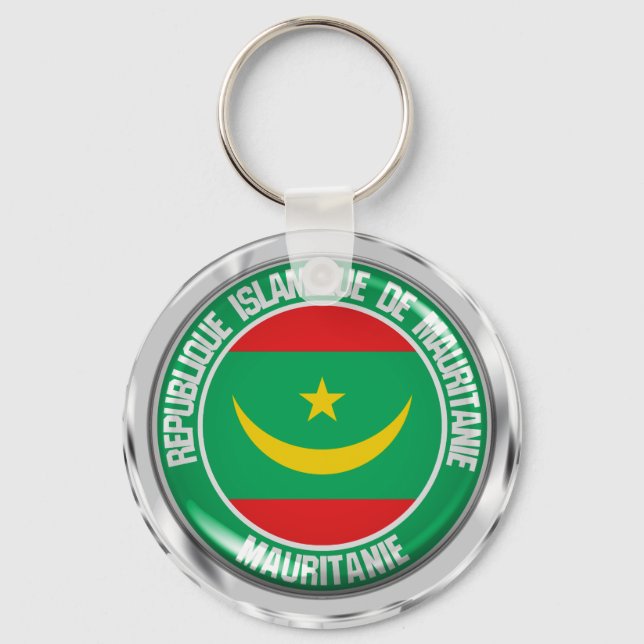 Chaveiro Emblema Redondo da Mauritânia (Frente)