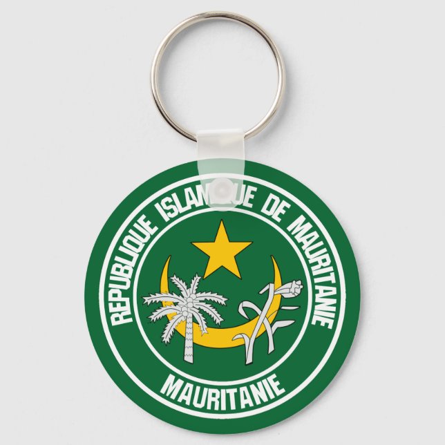 Chaveiro Emblema Redondo da Mauritânia (Frente)