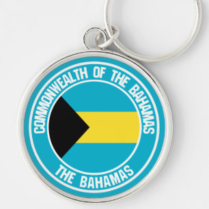 Chaveiro Emblema Redondo das Bahamas