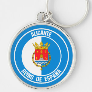 Chaveiro Emblema Redondo de Alicante
