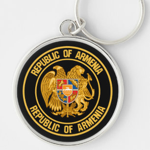 Chaveiro Emblema redondo de Arménia