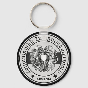 Chaveiro Emblema redondo de Arménia