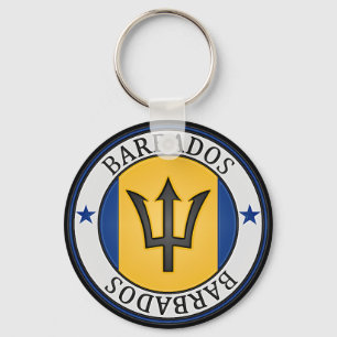 Chaveiro Emblema redondo de Barbados