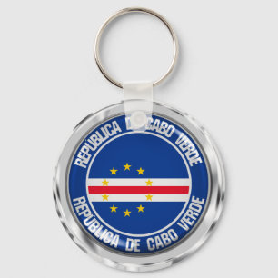 Chaveiro Emblema redondo de Cabo Verde