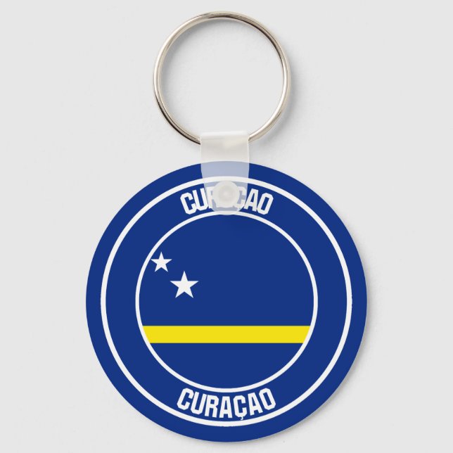 Chaveiro Emblema Redondo de Curaçao (Frente)