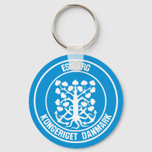 Chaveiro Emblema Redondo de Esbjerg