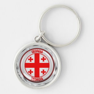 Chaveiro Emblema redondo de Geórgia