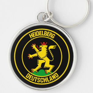 Chaveiro Emblema redondo de Heidelberg