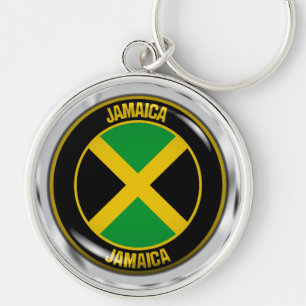 Chaveiro Emblema redondo de Jamaica