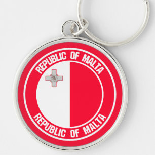 Chaveiro Emblema Redondo de Malta