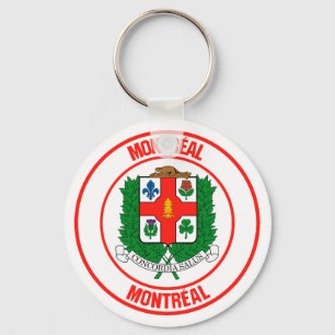 Chaveiro Emblema redondo de Montreal