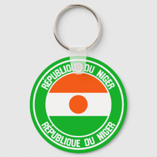 Chaveiro Emblema redondo de Niger