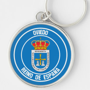 Chaveiro Emblema Redondo de Oviedo