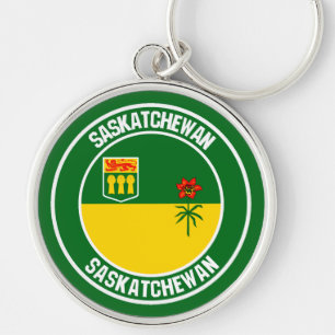 Chaveiro Emblema Redondo de Saskatchewan