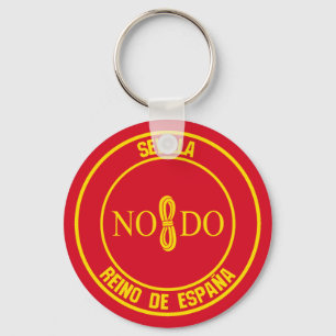 Chaveiro Emblema redondo de Sevilha