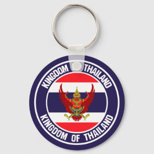 Chaveiro Emblema redondo de Tailândia