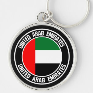 Chaveiro Emblema redondo de United Arab Emirates
