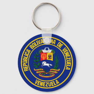 Chaveiro Emblema redondo de Venezuela