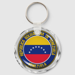 Chaveiro Emblema redondo de Venezuela
