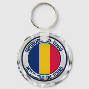 Chaveiro Emblema Redondo do Chade