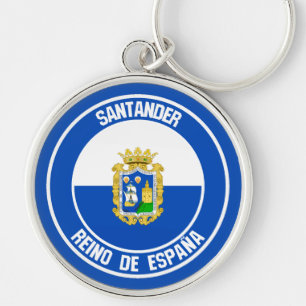 Chaveiro Emblema Redondo Santander