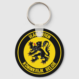 Chaveiro Emblema Redondo Vlaanderen